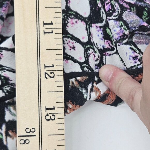 Eva Varro Mixed Animal Print Jogger Pants Multicolor Women’s Size M Preppy Artsy - Picture 7 of 8